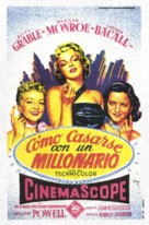 How to Marry a Millionaire - Spanish Movie Poster (xs thumbnail)