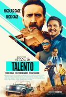 The Unbearable Weight of Massive Talent - Brazilian Movie Poster (xs thumbnail)