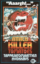 Attack of the Killer Tomatoes! - Finnish VHS movie cover (xs thumbnail)
