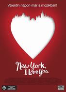 New York, I Love You - Hungarian DVD movie cover (xs thumbnail)