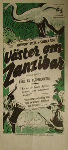 West of Zanzibar - Swedish Movie Poster (xs thumbnail)