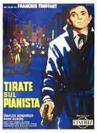 Tirez sur le pianiste - Italian Movie Poster (xs thumbnail)