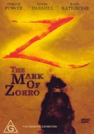 The Mark of Zorro - Australian DVD movie cover (xs thumbnail)