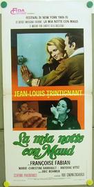 Ma nuit chez Maud - Italian Movie Poster (xs thumbnail)