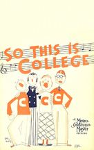 So This Is College - Movie Poster (xs thumbnail)