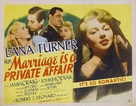 Marriage Is a Private Affair - British Movie Poster (xs thumbnail)