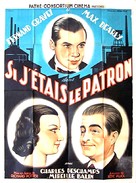 Si j&#039;&eacute;tais le patron - French Movie Poster (xs thumbnail)