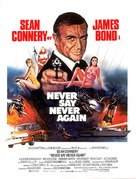 Never Say Never Again - Danish Movie Poster (xs thumbnail)
