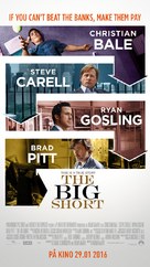 The Big Short - Norwegian Movie Poster (xs thumbnail)