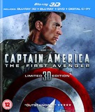 Captain America: The First Avenger - British Blu-Ray movie cover (xs thumbnail)