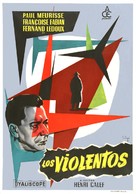 Les violents - Spanish Movie Poster (xs thumbnail)