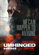 Unhinged - Belgian Movie Poster (xs thumbnail)