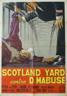 Scotland Yard jagt Dr. Mabuse - Italian Movie Poster (xs thumbnail)