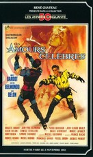 Amours c&eacute;l&egrave;bres - French Movie Cover (xs thumbnail)