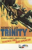 Lo chiamavano Trinit&agrave; - Finnish VHS movie cover (xs thumbnail)