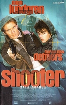 The Shooter - Finnish VHS movie cover (xs thumbnail)