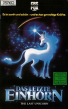 The Last Unicorn - German VHS movie cover (xs thumbnail)