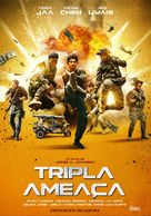 Triple Threat - Portuguese Movie Poster (xs thumbnail)