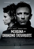 The Girl with the Dragon Tattoo - Lithuanian Movie Poster (xs thumbnail)