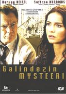El misterio Gal&iacute;ndez - Finnish DVD movie cover (xs thumbnail)