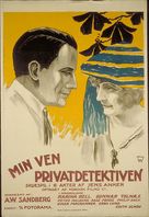 Min ven privatdetektiven - Danish Movie Poster (xs thumbnail)