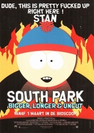 South Park: Bigger Longer &amp; Uncut - Dutch Movie Poster (xs thumbnail)