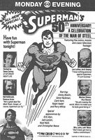 Superman 50th Anniversary - poster (xs thumbnail)