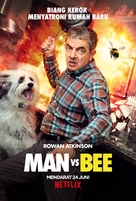 &quot;Man vs. Bee&quot; - Indonesian Movie Poster (xs thumbnail)