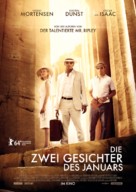 The Two Faces of January - German Movie Poster (xs thumbnail)