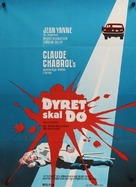 Que la b&ecirc;te meure - Danish Movie Poster (xs thumbnail)