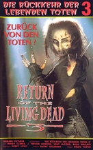 Return of the Living Dead III - German VHS movie cover (xs thumbnail)