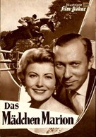 Das M&auml;dchen Marion - German poster (xs thumbnail)