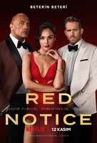 Red Notice - Turkish Movie Poster (xs thumbnail)