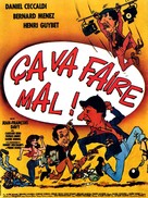 &Ccedil;a va faire mal - French Movie Poster (xs thumbnail)