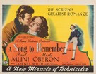 A Song to Remember - British Movie Poster (xs thumbnail)
