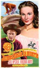 Colorado Territory - Spanish Movie Poster (xs thumbnail)