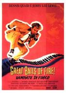 Great Balls Of Fire - Italian Movie Poster (xs thumbnail)