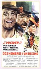 Butch Cassidy and the Sundance Kid - Spanish Movie Poster (xs thumbnail)