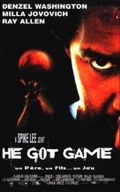 He Got Game - French Movie Poster (xs thumbnail)