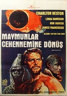 Beneath the Planet of the Apes - Turkish Movie Poster (xs thumbnail)