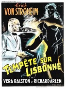 Storm Over Lisbon - French Movie Poster (xs thumbnail)