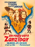 Road to Zanzibar - French Re-release movie poster (xs thumbnail)