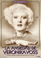 Die Sehnsucht der Veronika Voss - Spanish Movie Poster (xs thumbnail)