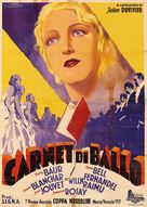 Un carnet de bal - Italian Movie Poster (xs thumbnail)