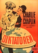 The Great Dictator - Danish Movie Poster (xs thumbnail)