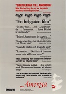 Amorosa - Swedish Movie Poster (xs thumbnail)