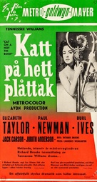 Cat on a Hot Tin Roof - Swedish Movie Poster (xs thumbnail)