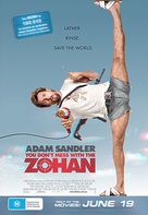You Don&#039;t Mess with the Zohan - Australian Movie Poster (xs thumbnail)