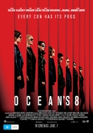 Ocean&#039;s 8 - Australian Movie Poster (xs thumbnail)