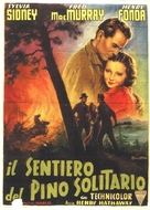 The Trail of the Lonesome Pine - Italian Movie Poster (xs thumbnail)